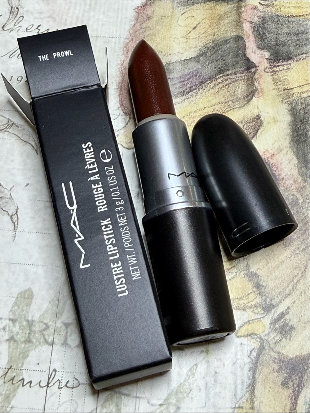 MAC COSMETICS BNIB PLUM BRIGHT Lustre Lipstick VERY Rare Limited Discontinued